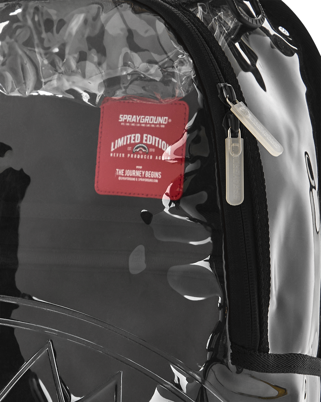 SHARK CENTRAL - CLEAR BACKPACK